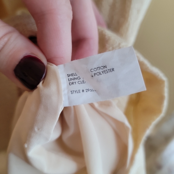 Club Monaco Yellow Mini Skirt Size 4 - Picture 6 of 6